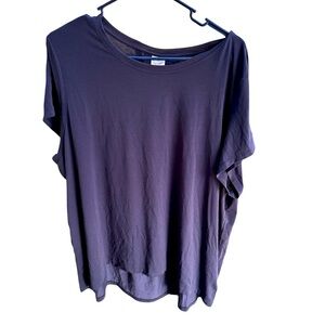 Athleta Navy T-Shirt-Size XL